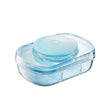 Portable Compartment Sealed Medicine Organizer Large Capacity Pill Dispenser(Transparent Blue) - free shipping - PMC TechLife - Order now!
