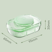 Portable Compartment Sealed Medicine Organizer Large Capacity Pill Dispenser(Transparent Gray)