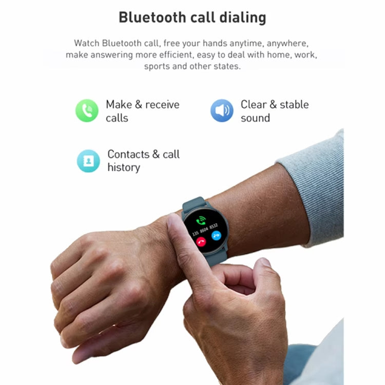 Bluetooth Talk Smartwatch Multi-Function Monitor Heart Rate / Blood Pressure / Blood Oxygen / Sleep(Blue) - Smart Watches by PMC TechLife | Online Shopping South Africa | PMC TechLife | Buy Now Pay Later Mobicred