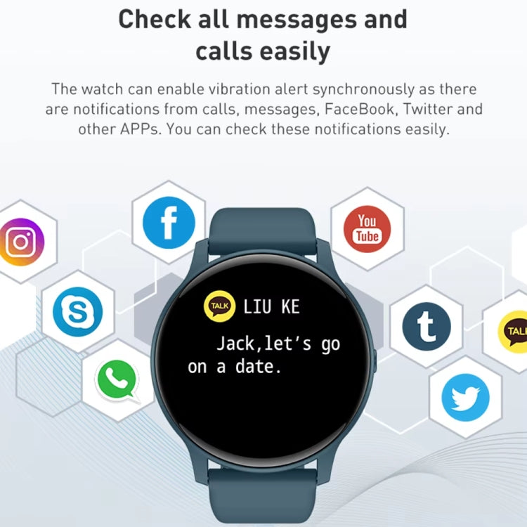 Bluetooth Talk Smartwatch Multi-Function Monitor Heart Rate / Blood Pressure / Blood Oxygen / Sleep(Black) - Smart Watches by PMC TechLife | Online Shopping South Africa | PMC TechLife | Buy Now Pay Later Mobicred