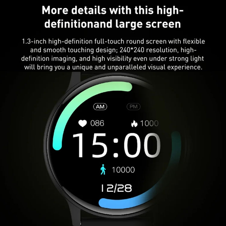 Bluetooth Talk Smartwatch Multi-Function Monitor Heart Rate / Blood Pressure / Blood Oxygen / Sleep(Black) - Smart Watches by PMC TechLife | Online Shopping South Africa | PMC TechLife | Buy Now Pay Later Mobicred
