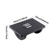 Office Footrest Footstool Under Desk Step Stool(Gray)