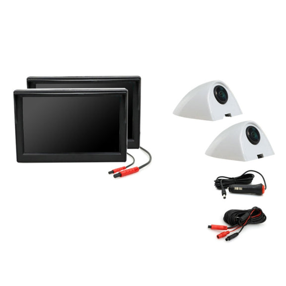 5 Inch AHD Video Monitor Car Reversing High-Definition Camera, Specification: No Video Recording + Side Mounting
