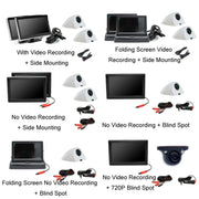 5 Inch AHD Video Monitor Car Reversing High-Definition Camera, Specification: No Video Recording + Blind Spot
