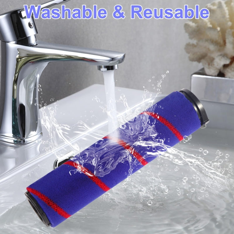 For Dyson V6 Soft Velvet Suction Head With Full Range Dust Display Light - For Dyson Accessories by PMC TechLife | Online Shopping South Africa | PMC TechLife | Buy Now Pay Later Mobicred
