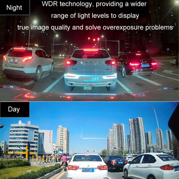 Car HD WIFI Interconnected Triple Camera Driving Recorder, Specification: With Right Blind Spot System