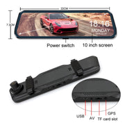 Car HD WIFI Interconnected Triple Camera Driving Recorder, Specification: With GPS