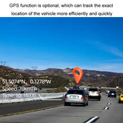 Car HD WIFI Interconnected Triple Camera Driving Recorder, Specification: With GPS