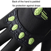 LANYIER Fall Winter Men Outdoor Motorcycle Gloves Riding Warm Windproof Anti-Slip Water-resistant Touch Screen Gloves, Size: Average(Blue)