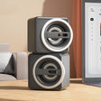 K1 Mini Desktop Computer Wired Speakers USB Subwoofer Speaker, Color: Light Edition Black -  by PMC TechLife | Online Shopping South Africa | PMC TechLife | Buy Now Pay Later Mobicred