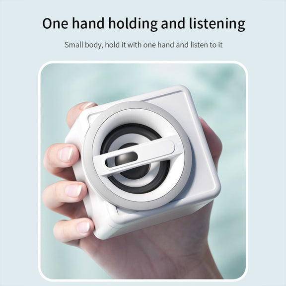 K1 Mini Desktop Computer Wired Speakers USB Subwoofer Speaker, Color: Light Edition Black