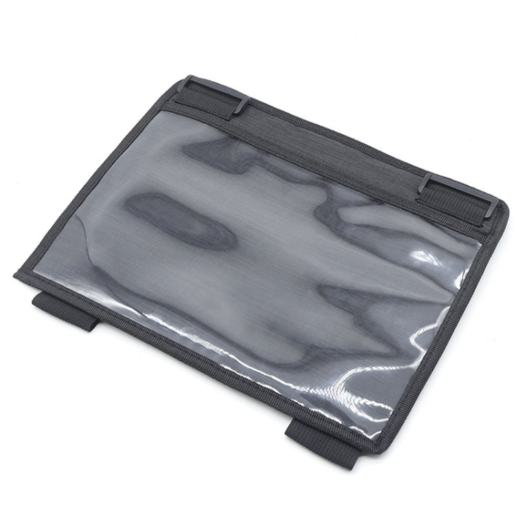 Car Seat Back Waterproof Transparent Tablet Storage Bag(Black) - Stowing Tidying by PMC Jewellery | Online Shopping South Africa | PMC Jewellery | Buy Now Pay Later Mobicred