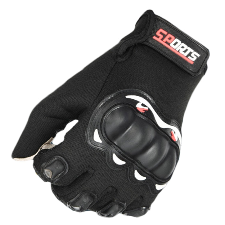 Motorcycle Gloves Men Riding Racing Anti-Slip Hard Shell Outdoor Full Finger Touchscreen Gloves, Size: Average(Blue) - free shipping - PMC TechLife - Order now!