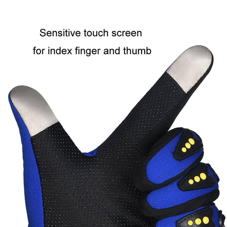 Motorcycle Gloves Men Riding Racing Anti-Slip Hard Shell Outdoor Full Finger Touchscreen Gloves, Size: Average(Black) - free shipping - PMC TechLife - Order now!