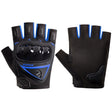 Motorcycle Protection Half Finger Gloves Men Outdoor Riding Sports Tactical Hiking Gloves, Size: Average(Blue) - Safety Gloves by PMC TechLife | Online Shopping South Africa | PMC TechLife | Buy Now Pay Later Mobicred