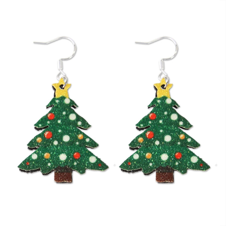 Christmas Element Cartoon Decoration Earrings Shiny Earrings, Spec: Tree - free shipping - PMc TechLife - Order now!