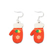Christmas Element Cartoon Decoration Earrings Shiny Earrings, Spec: Red Gloves - free shipping - PMc TechLife - Order now!