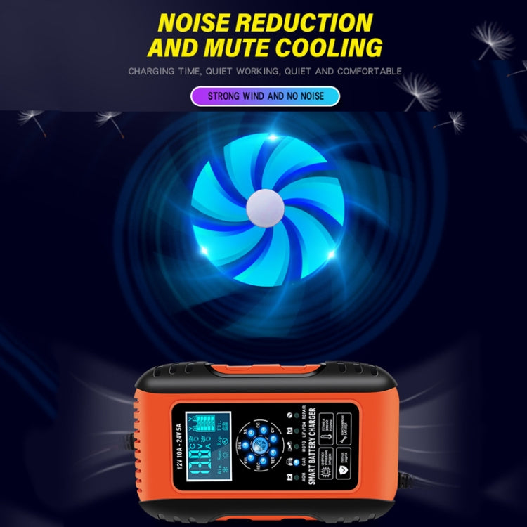 ANHTCzyx 12V/24V 6-180AH 7-Stage Smart Car Motorcycle Battery Charger(AU Plug) - free shipping - PMC Jewellery - Order now!
