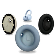 1pair For Anker Soundcore Space One S1 Headphone Leather Sponge Cover(Black)