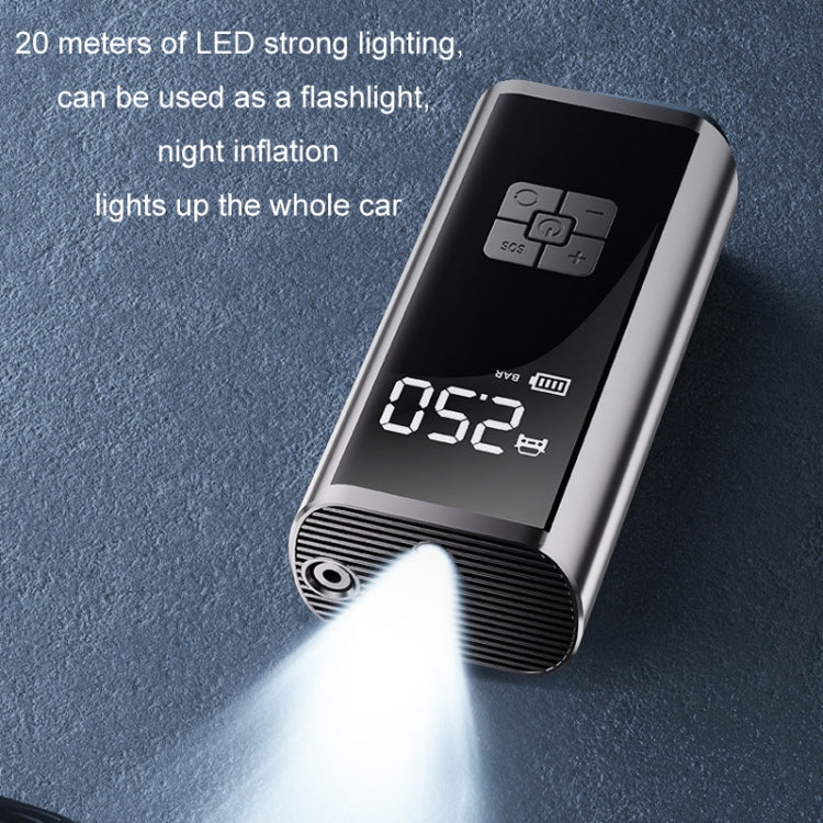 Electric Vehicle Lighting Tire Air Pump Tire Pressure Detection(Wired Model) - free shipping - PMC Jewellery - Order now!