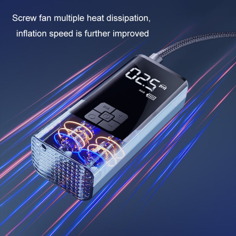 Electric Vehicle Lighting Tire Air Pump Tire Pressure Detection(Wired Model) - free shipping - PMC Jewellery - Order now!