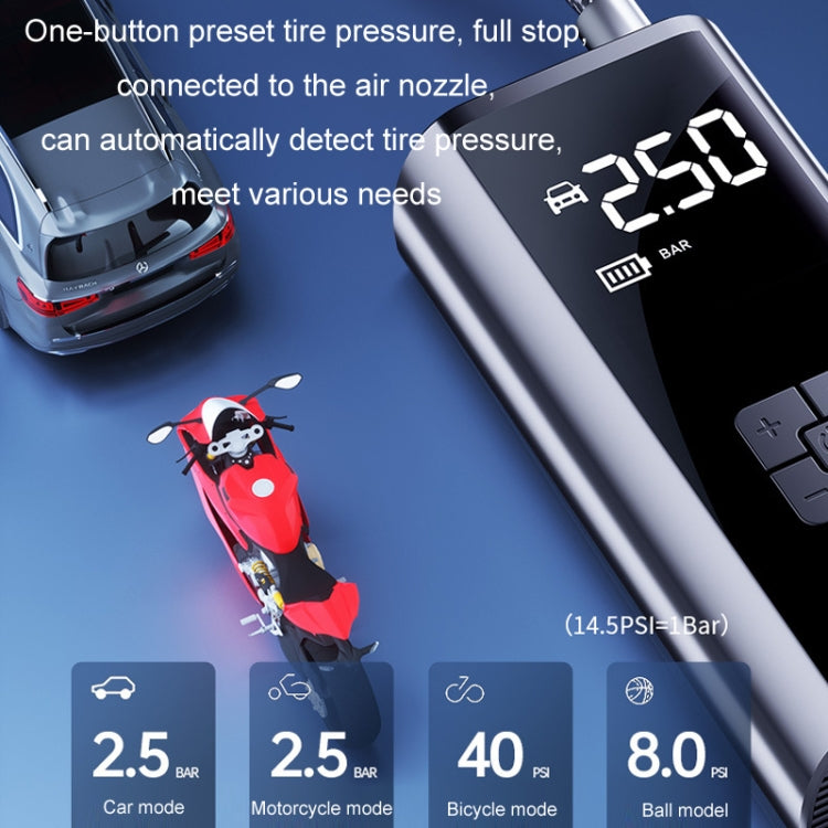 Electric Vehicle Lighting Tire Air Pump Tire Pressure Detection(Wired Model) - free shipping - PMC Jewellery - Order now!