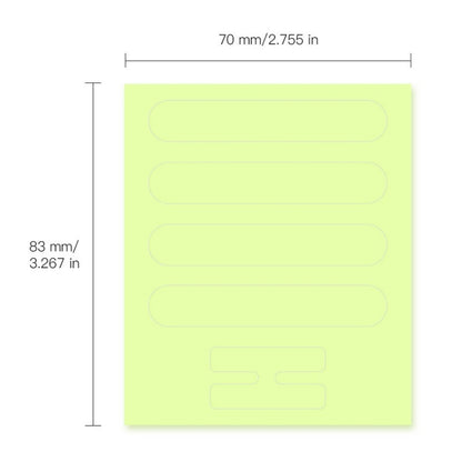 2pcs RCSTQ Drone Universal Luminous Stickers - free shipping - PMC Jewellery - Order now!