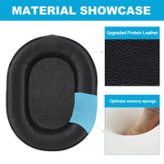 1pair Headphone Leather Sponge Cover For CORSAIR HS55 / HS55 PRO / HS65(Gray)