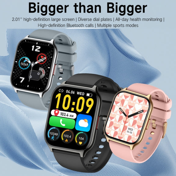 Blood Oxygen / Sleep / Heart Rate Wellness Tracking Smart Watch Square Sports Watch(Black)