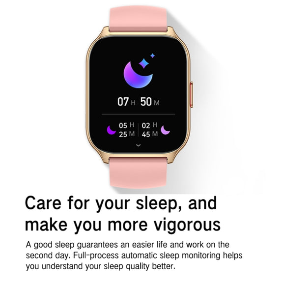 Blood Oxygen / Sleep / Heart Rate Wellness Tracking Smart Watch Square Sports Watch(Silver Gray)