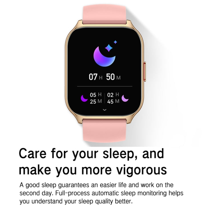 Blood Oxygen / Sleep / Heart Rate Wellness Tracking Smart Watch Square Sports Watch(Silver Gray)