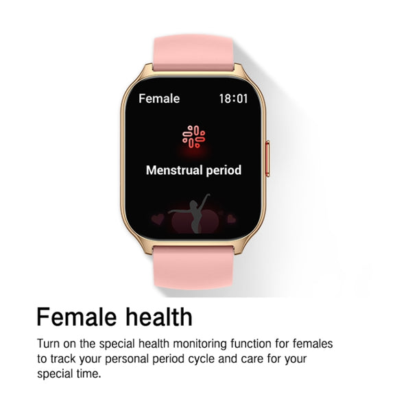 Blood Oxygen / Sleep / Heart Rate Wellness Tracking Smart Watch Square Sports Watch(Silver Gray)