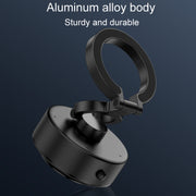 D1 Rotatable Magnetic Finger Ring Clip Car Phone Navigation Holder(Black)