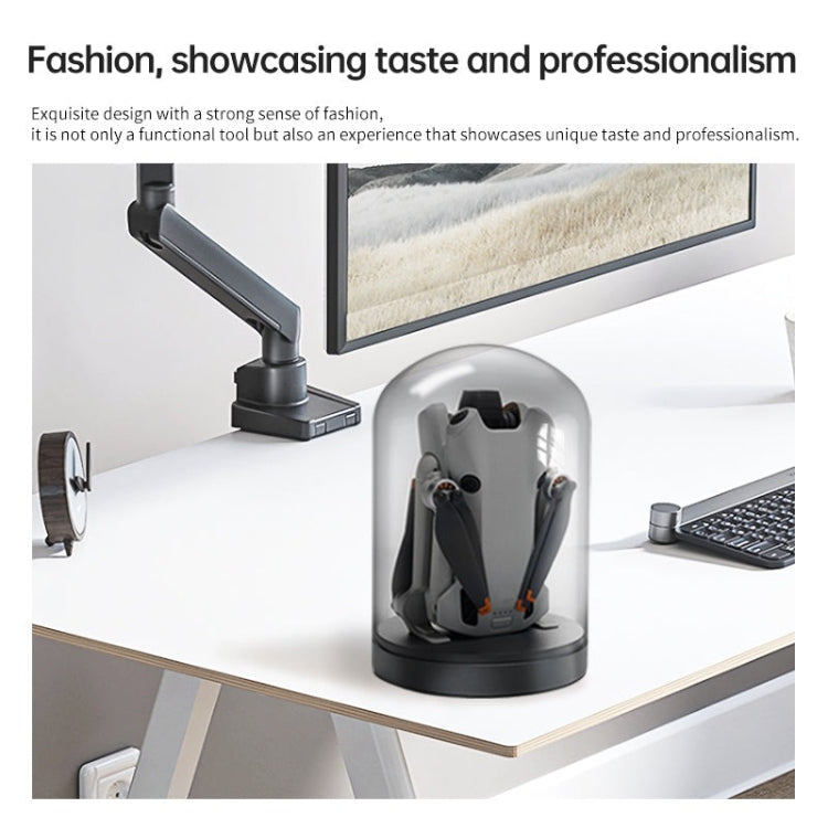 For DJI Mini 4 Pro / 3 / 3 Pro LKTOP Display Base Dustproof Display Stand(Black) - free shipping - PMC Jewellery - Order now!