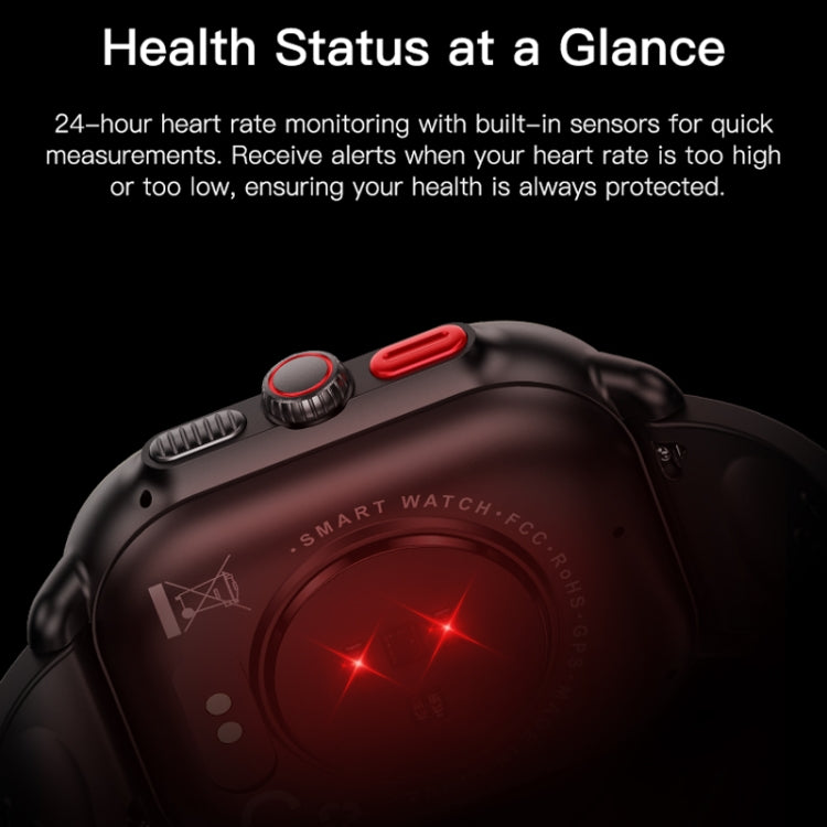 Sports Smart Watch 2.06 Inch Ultra HD AMOLED Screen Bluetooth Talking Watch(Black) - Smart Watches by PMC TechLife | Online Shopping South Africa | PMC TechLife | Buy Now Pay Later Mobicred