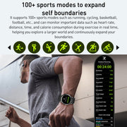 Outdoor Sports Smart Watch 1.43 Inch Ultra HD AMOLED Screen Bluetooth Talking Watch(Orange)