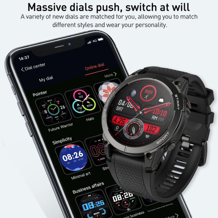 Outdoor Sports Smart Watch 1.43 Inch Ultra HD AMOLED Screen Bluetooth Talking Watch(Orange)
