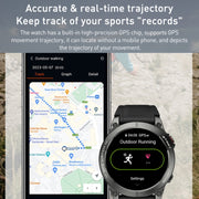 Outdoor Sports Smart Watch 1.43 Inch Ultra HD AMOLED Screen Bluetooth Talking Watch(Orange)