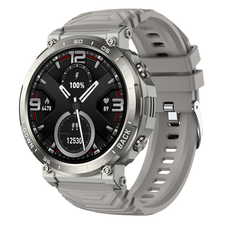 Bluetooth Talk Outdoor Pedometer Exercise Heart Rate Sleep Monitoring Smart Watch(Silver) - Smart Watches by PMC TechLife | Online Shopping South Africa | PMC TechLife | Buy Now Pay Later Mobicred