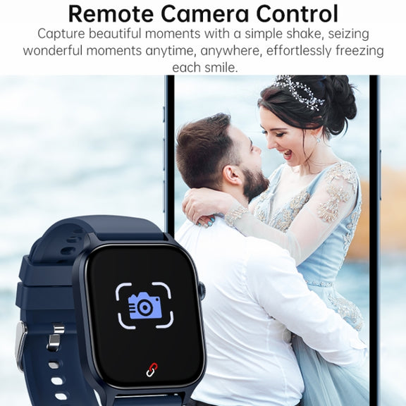Bluetooth Talk HD Large Screen Heart Rate Oxygen Monitoring Multi-Sport Mode Smart Watch(Purple)