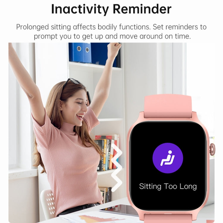 Bluetooth Talk HD Large Screen Heart Rate Oxygen Monitoring Multi-Sport Mode Smart Watch(Pink) - free shipping - PMC TechLife - Order now!