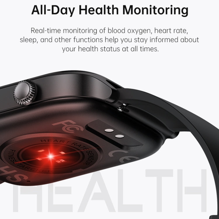 Bluetooth Talk HD Large Screen Heart Rate Oxygen Monitoring Multi-Sport Mode Smart Watch(Purple) - Smart Watches by PMC TechLife | Online Shopping South Africa | PMC TechLife | Buy Now Pay Later Mobicred