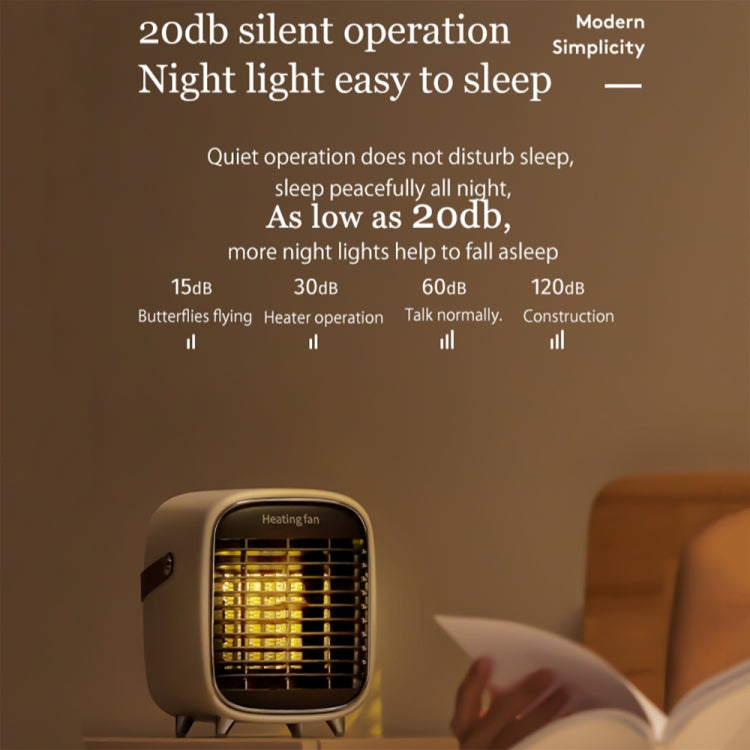 Y36 Mini Portable Desktop Heater Home Office Electric Heater, Color: EU Plug Green - Electric Heaters by PMC TechLife | Online Shopping South Africa | PMC TechLife | Buy Now Pay Later Mobicred