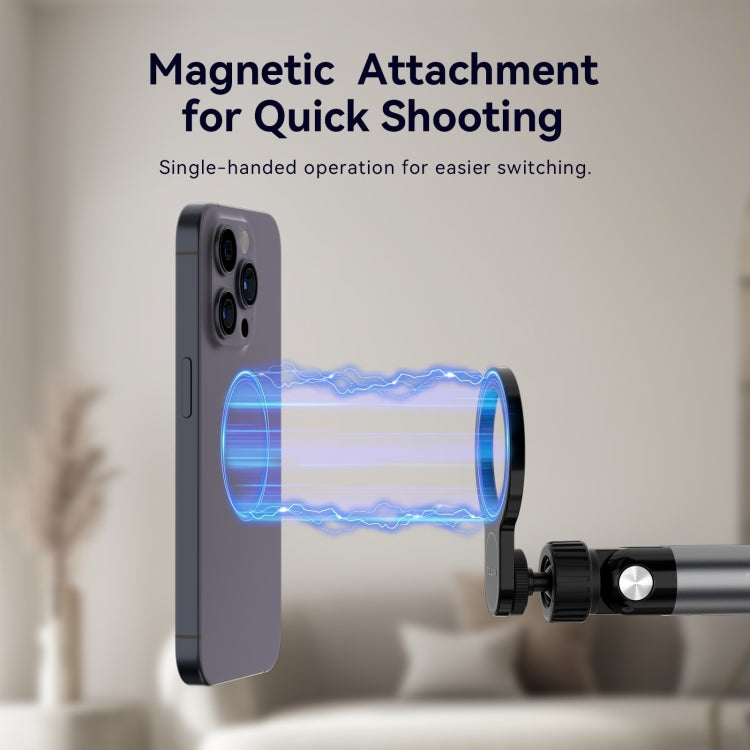 TELESIN P3-DS-02 Phone Video Live Streaming Magsafe Magnetic Mount(Clamping) - Stand by TELESIN | Online Shopping South Africa | PMC TechLife | Buy Now Pay Later Mobicred