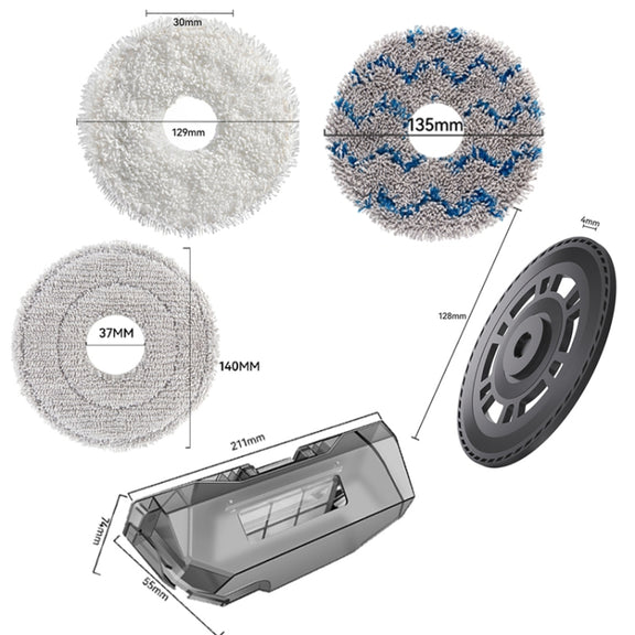 For Dreame X40 / X40 Pro Robot Vacuum Replacement Dust Box