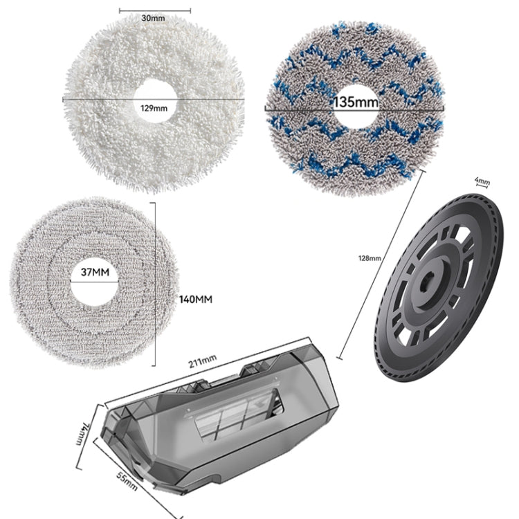 For Dreame X40 / X40 Pro Robot Vacuum Replacement Dust Box