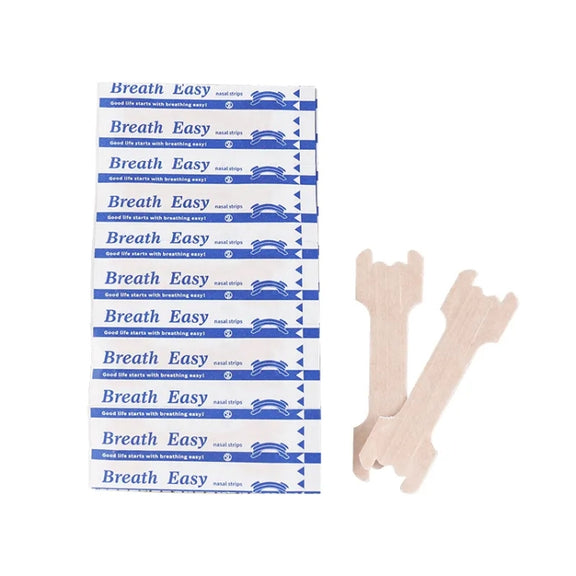 50pcs /Pack 66 X 19mm Nasal Strips To Improve Sleep, Reduce Snoring And Relieve Nose Congestion