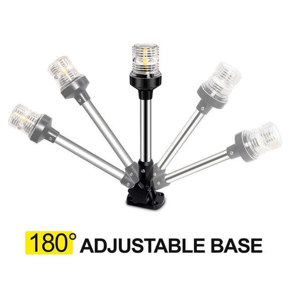LED Adjustable Yacht Anchor Light All-around Taillight, Specifications: 12 inch