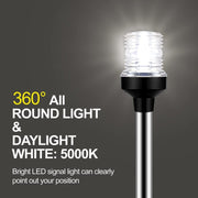 LED Adjustable Yacht Anchor Light All-around Taillight, Specifications: 12 inch