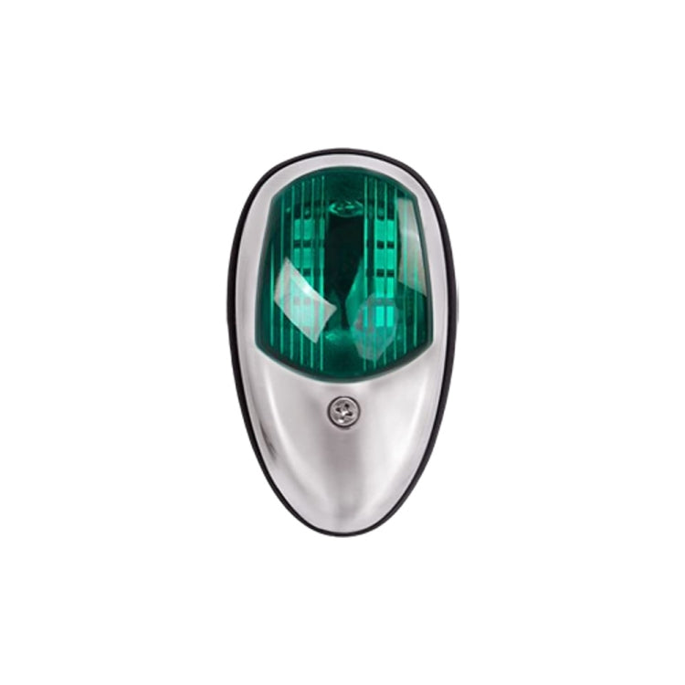 Marine Navigation Warning Light Signal LED Yacht Light, Color: Silver Shell Green - Marine Accessories & Parts by PMC Jewellery | Online Shopping South Africa | PMC Jewellery | Buy Now Pay Later Mobicred